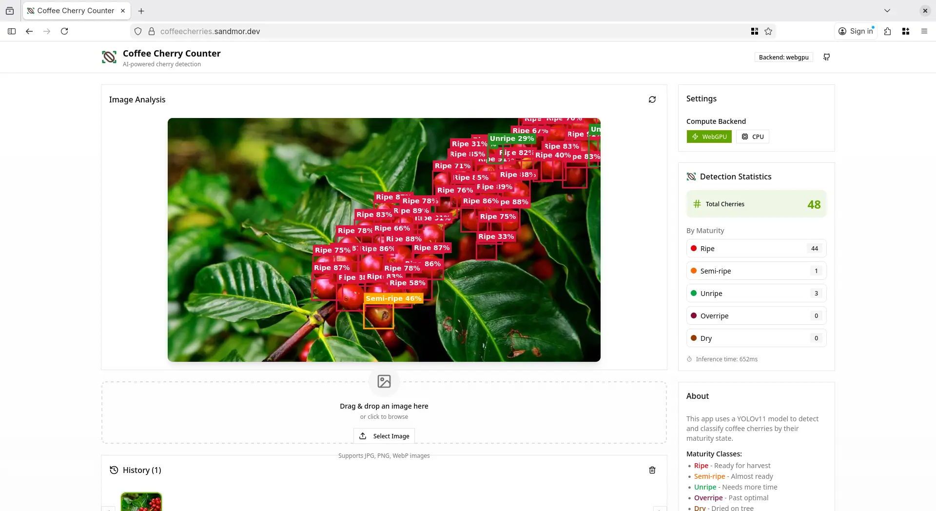 Coffe Cherry Counter